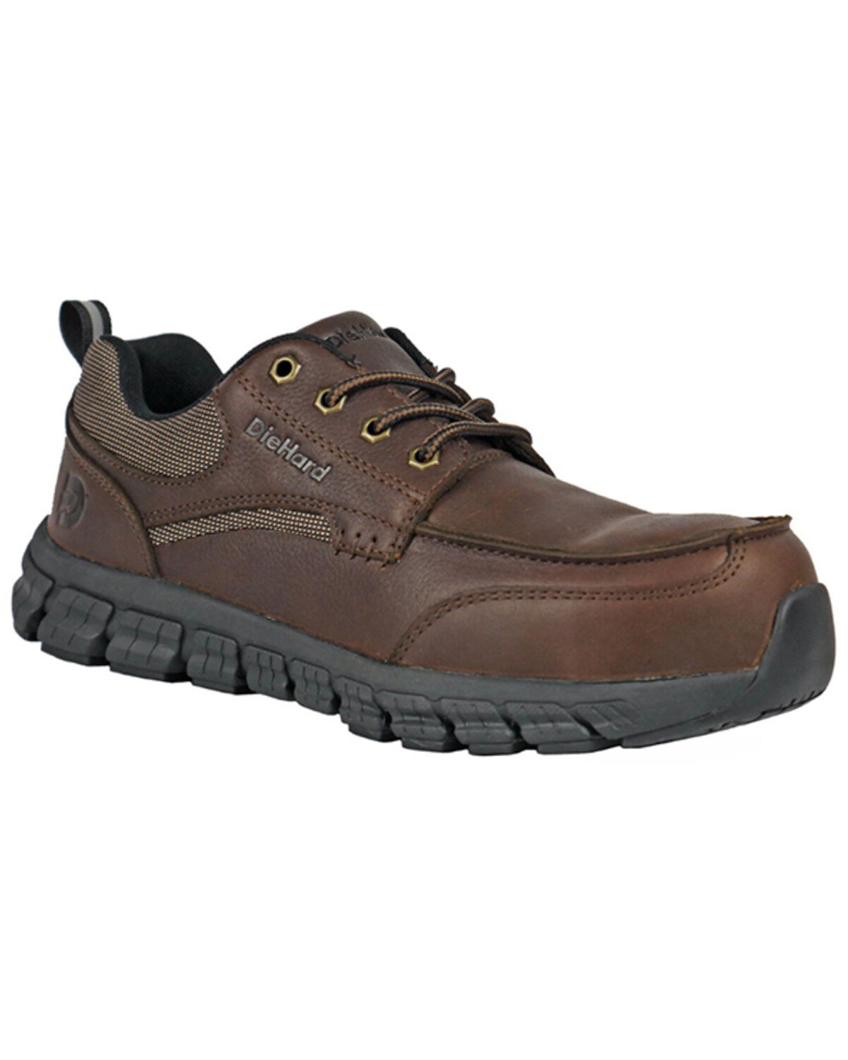 Image #1 - Die Hard Men's Sunbird Lace-Up Work Shoes - Composite Toe, Brown, hi-res