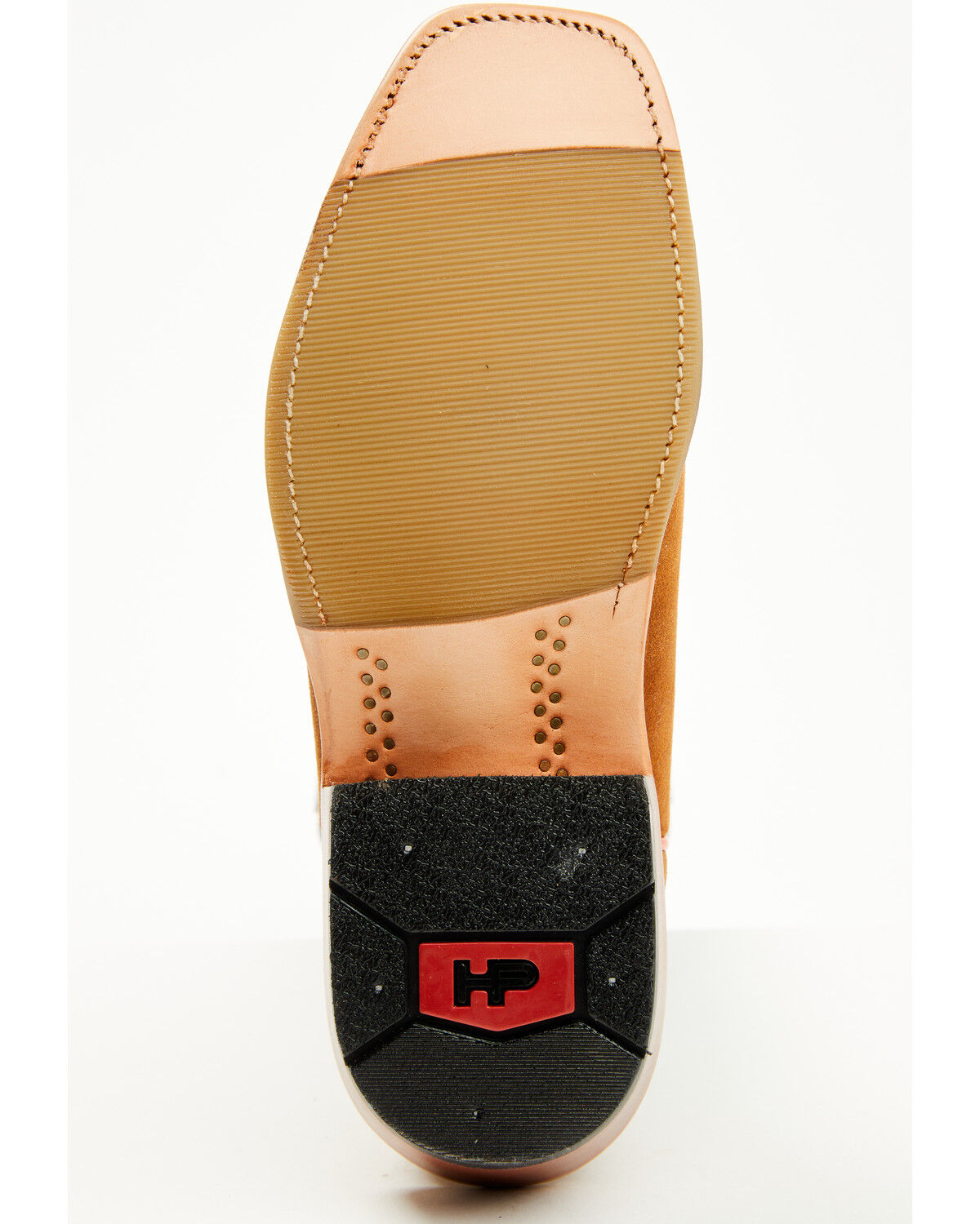Image #7 - Horse Power Men's Ginger Suede Western Boots - Square Toe, Tan, hi-res