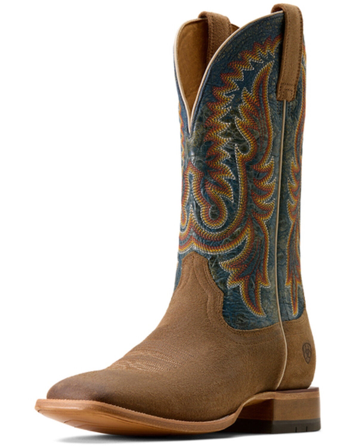 Ariat Men's Slatewood Western Boots - Broad Square Toe, Brown, hi-res