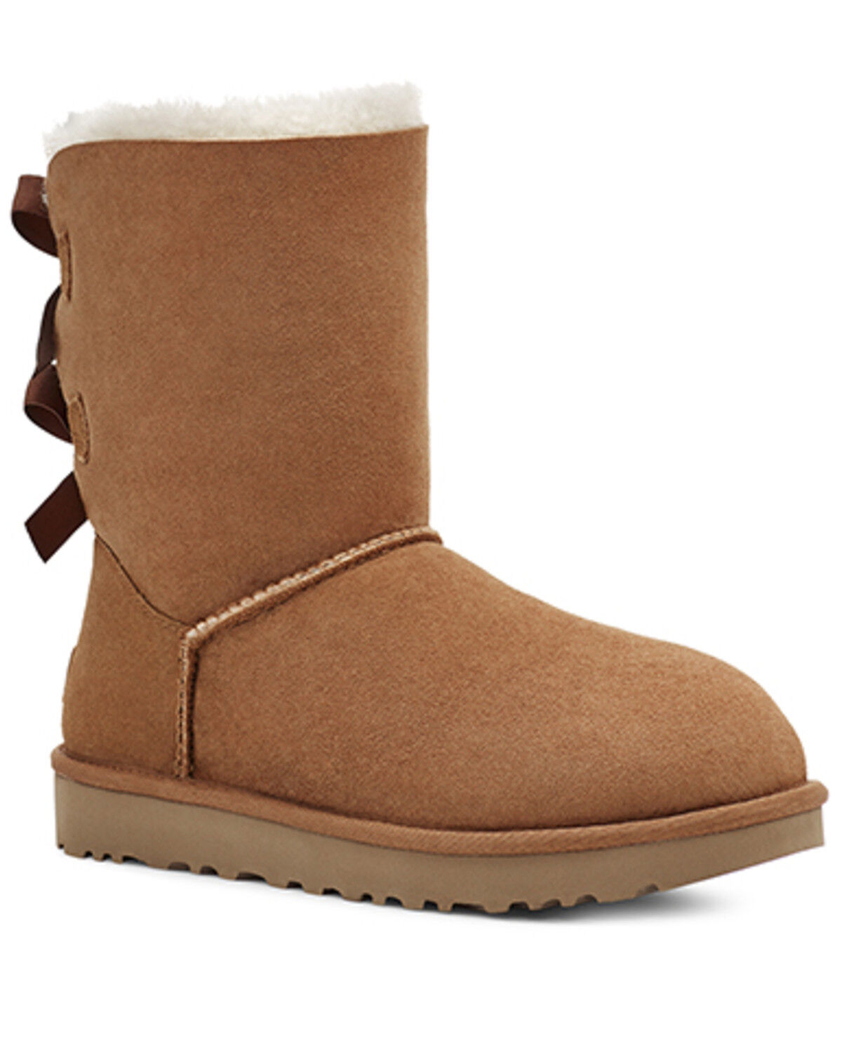 Image #1 - UGG Women's Bailey Bow II Boots, Chestnut, hi-res