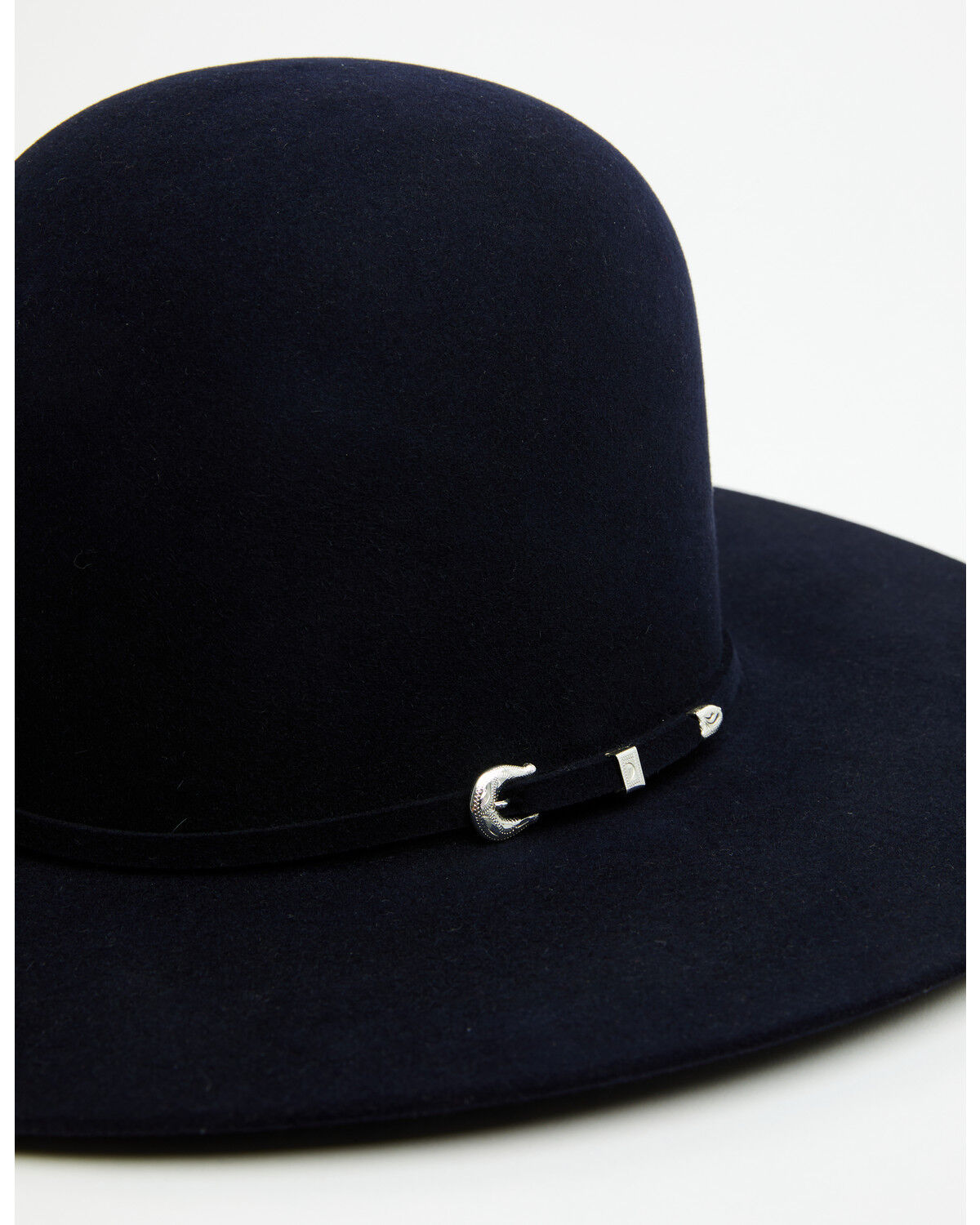 Image #2 - Serratelli Boss 10X Felt Cowboy Hat, Navy, hi-res