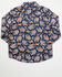 Image #3 - Cody James Toddler Boys' Grand Finale Paisley Print Long Sleeve Snap Western Shirt , Navy, hi-res
