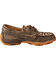 Image #2 - Twisted X Little Girls' Cheetah Moccasin Loafers , Brown, hi-res
