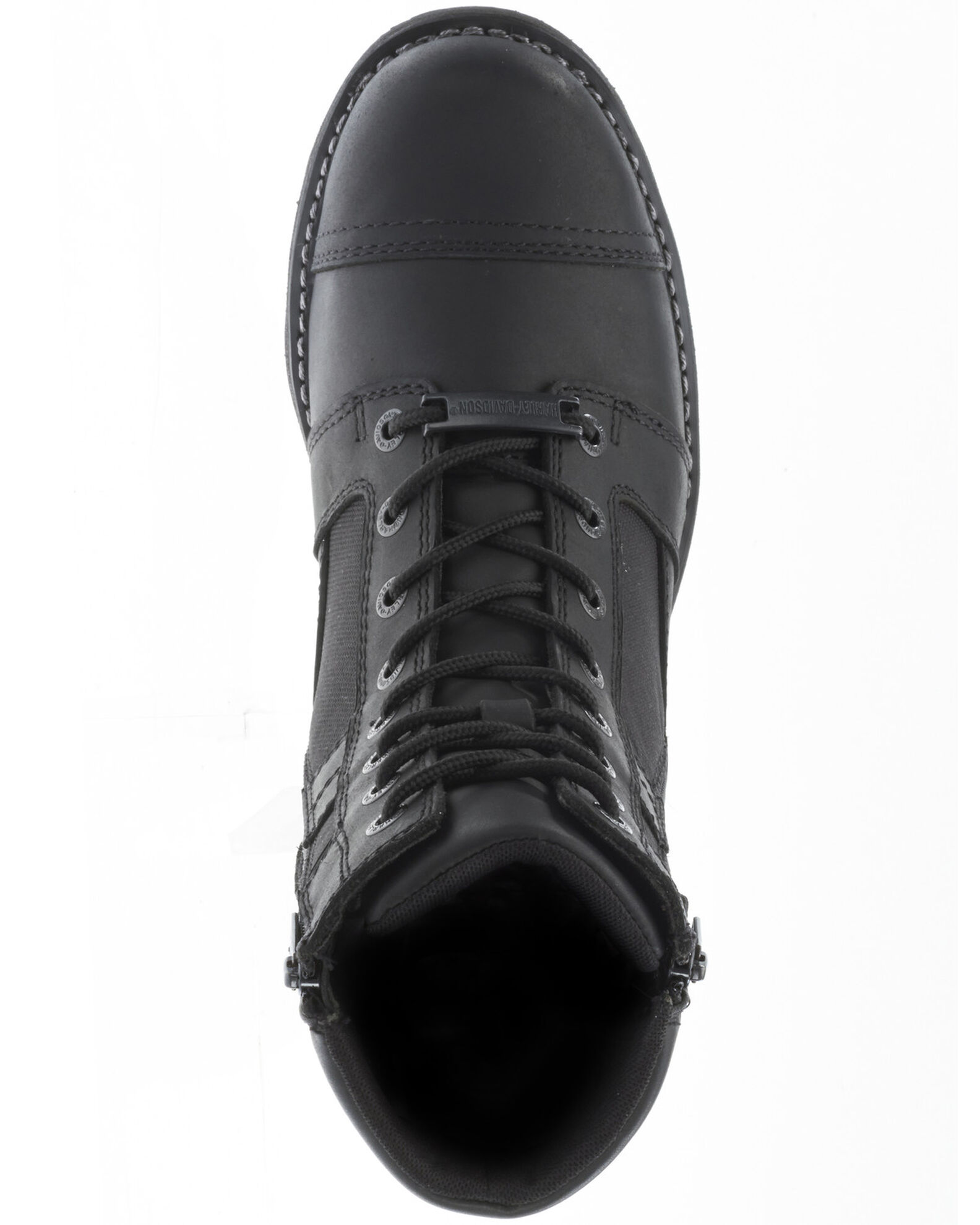 Image #6 - Harley Davidson Men's Boxbury Moto Boots - Soft Toe, Black, hi-res