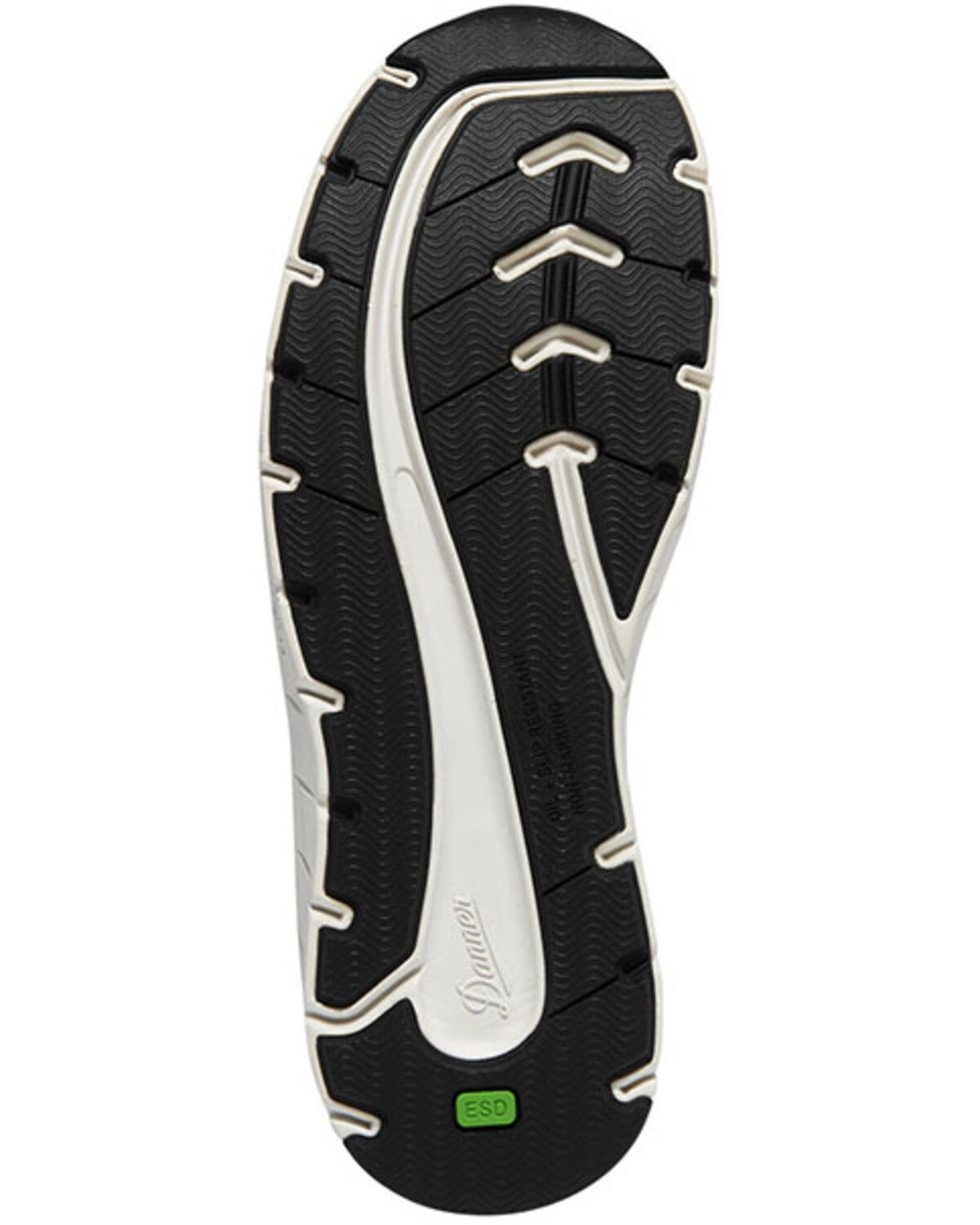 Image #5 - Danner Women's Run Time 3 ESD Work Sneakers - Soft Toe, Black/white, hi-res
