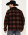 Image #4 - Brothers and Sons Men's Plaid Print Wool Western Jacket, Red, hi-res