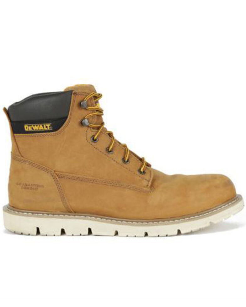 DeWalt Men's Flex Lace-Up Work Boots - Soft Toe, Wheat, hi-res