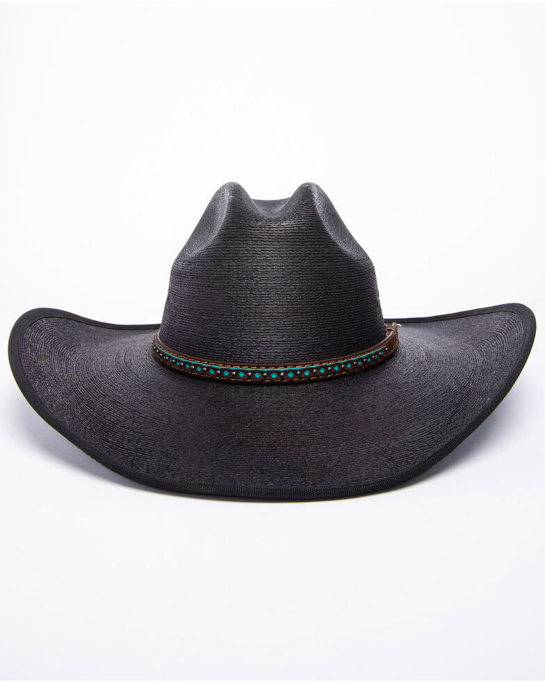Cody James Men's Black Palm Duke Crease Cowboy Hat, Black, hi-res