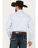 Image #4 - Panhandle Men's 80/20s Dobby Long Sleeve Western Pearl  Snap Shirt - Big, White, hi-res