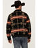 Image #4 - Rock & Roll Denim Men's Southwestern Print Bomber Jacket, Black, hi-res