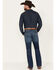 Image #3 - Wrangler 20X Men's Range Dark Wash Bootcut Stretch Jeans - Long , Dark Wash, hi-res