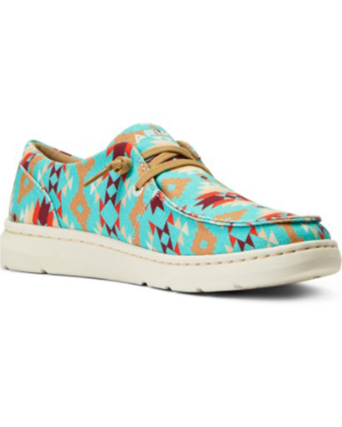 Image #1 - Ariat Women's Saddle Southwestern Print Casual Hilo Shoes - Moc Toe, Multi, hi-res