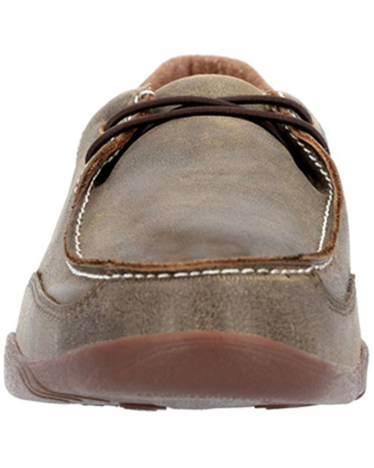 Image #4 - Georgia Boot Men's Cedar Falls Wallabe Lace-Up Shoe - Moc Toe, Brown, hi-res