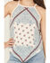 Image #3 - Rock & Roll Denim Girls' Scarf Print Tank, Natural, hi-res