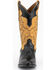 Image #4 - Ferrini Men's Nash Exotic Ostrich Leg Western Boots - Round Toe, Black, hi-res