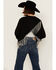 Image #4 - Vocal Women's Rhinestone Fringe Jacket, Black, hi-res