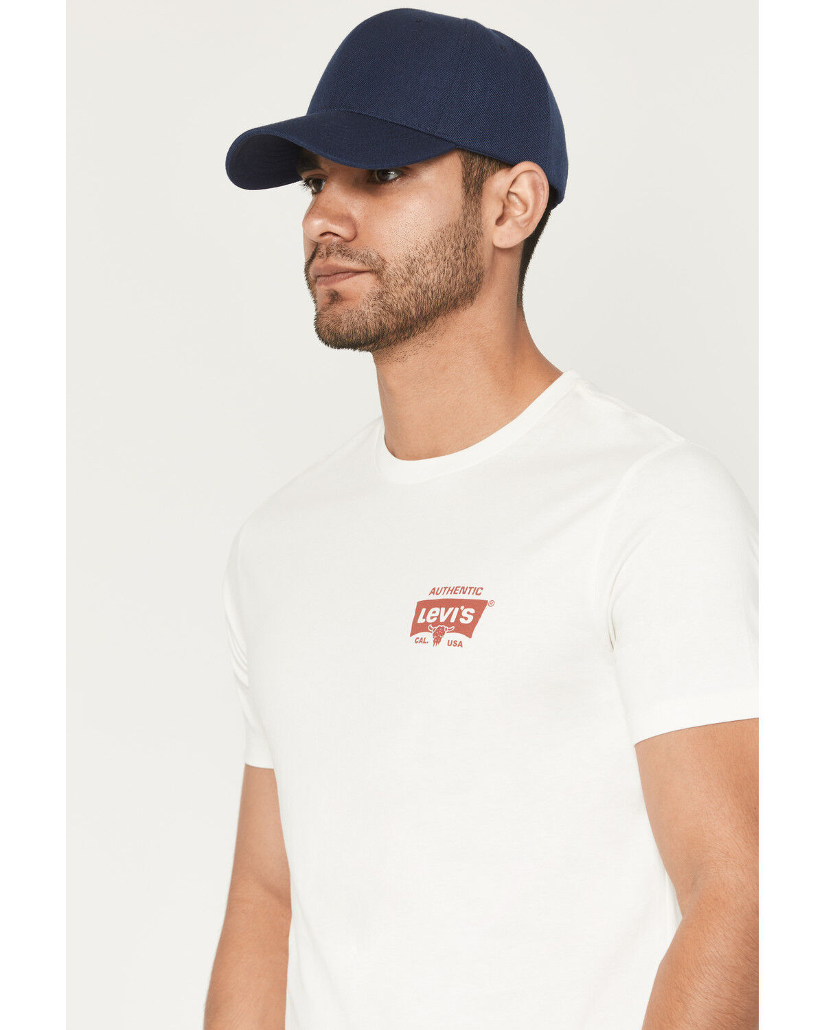 Image #3 - Levi's Men's Made For Long Wearing Logo Short Sleeve Graphic T-Shirt, Off White, hi-res