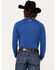 Image #4 - RANK 45® Men's Tornado Solid Performance Long Sleeve T-Shirt , Blue, hi-res