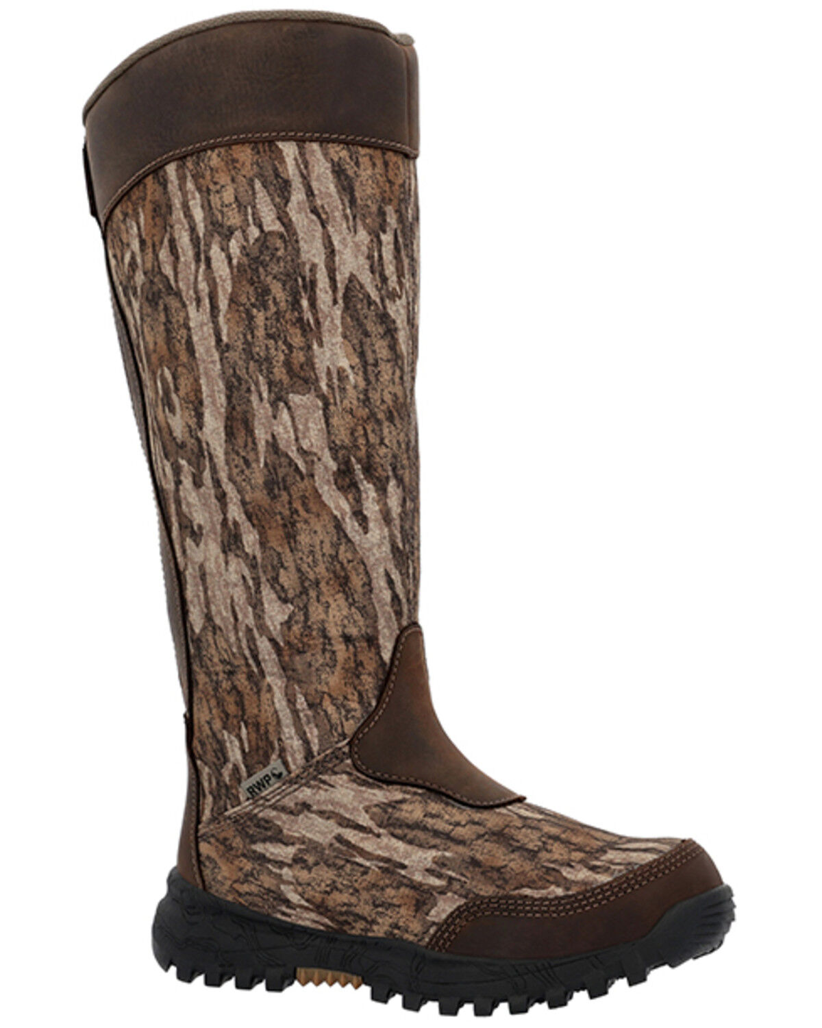 Image #1 - Rocky Boys' Spike Waterproof Snake Boots - Round Toe, Camouflage, hi-res