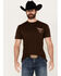 Image #4 - Coors Men's Banquet Logo Short Sleeve Graphic T-Shirt, Brown, hi-res
