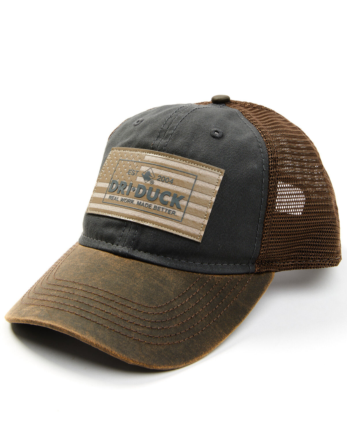Image #1 - Dri-Duck Men's Field Americana Ball Cap, Beige/khaki, hi-res