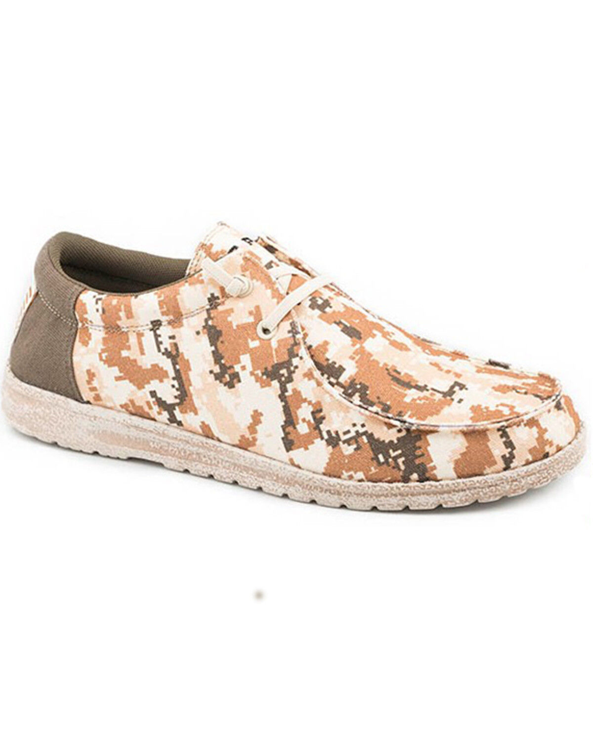 Image #1 - Roper Boys' Hang Loose Casual Shoes - Moc Toe, Tan, hi-res