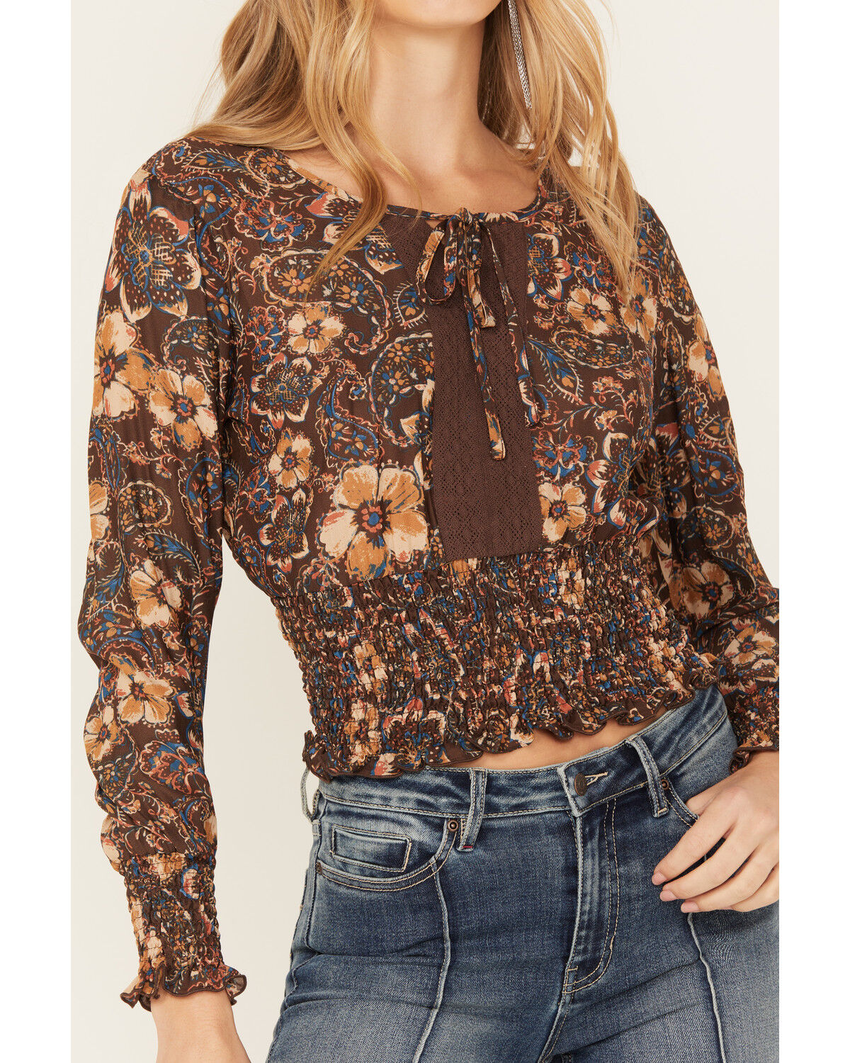 Image #3 - Idyllwind Women's Lula Printed Floral Blouse, , hi-res