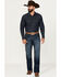 Image #1 - Wrangler Retro Men's Dellwood Medium Wash Relaxed Bootcut Stretch Denim Jeans - Tall, Medium Wash, hi-res