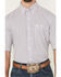 Image #3 - George Strait by Wrangler Men's Plaid Print Short Sleeve Button-Down Stretch Western Shirt - Tall, Purple, hi-res