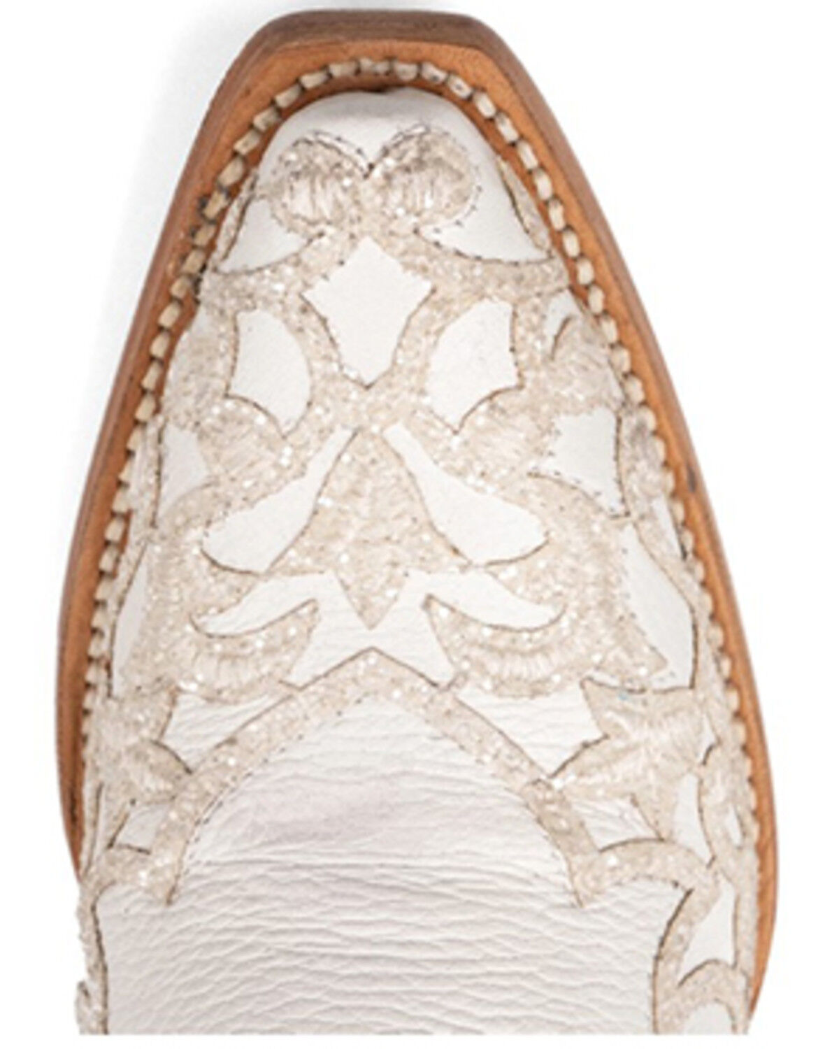 Image #6 - Ferrini Women's Starlight Western Boots - Snip Toe, White, hi-res
