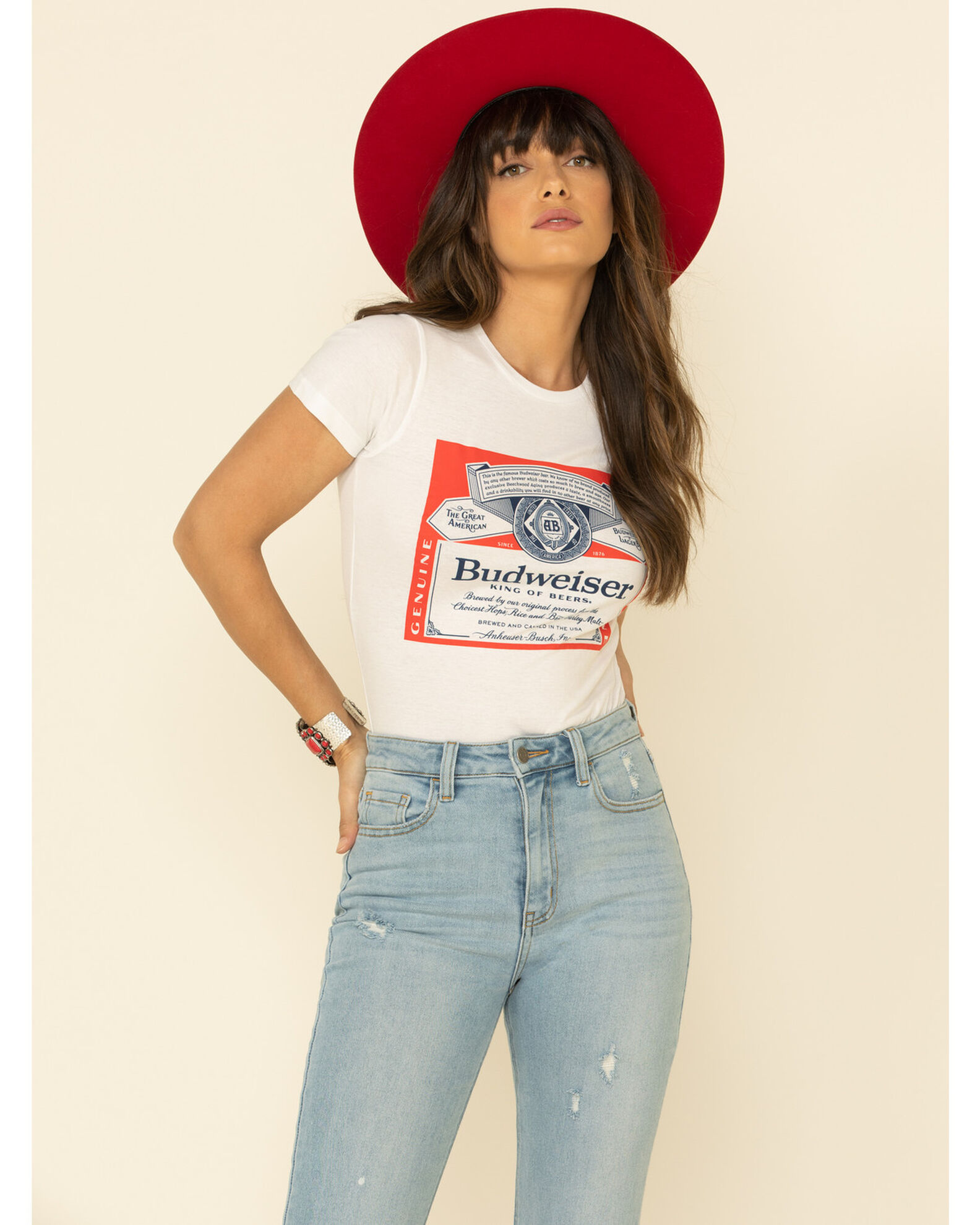 Budweiser shop shirt womens