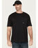 Image #2 - Ariat Men's Rebar Workman Brickyard Short Sleeve Pocket Work T-Shirt, Black, hi-res