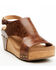 Image #1 - Corkys Women's Carley Wedge Sandals, Brown, hi-res