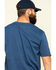 Image #5 - Carhartt Men's Signature Logo Shirt Sleeve Shirt - Big & Tall, Indigo, hi-res