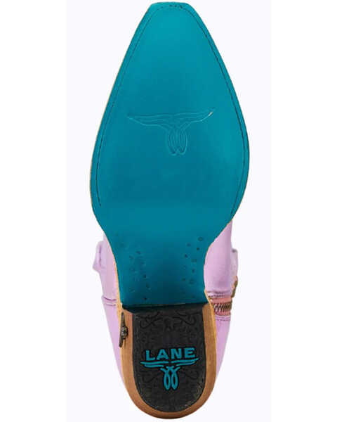 Image #6 - Lane Women's Smokeshow Metallic Tall Western Boots - Snip Toe, Lavender, hi-res