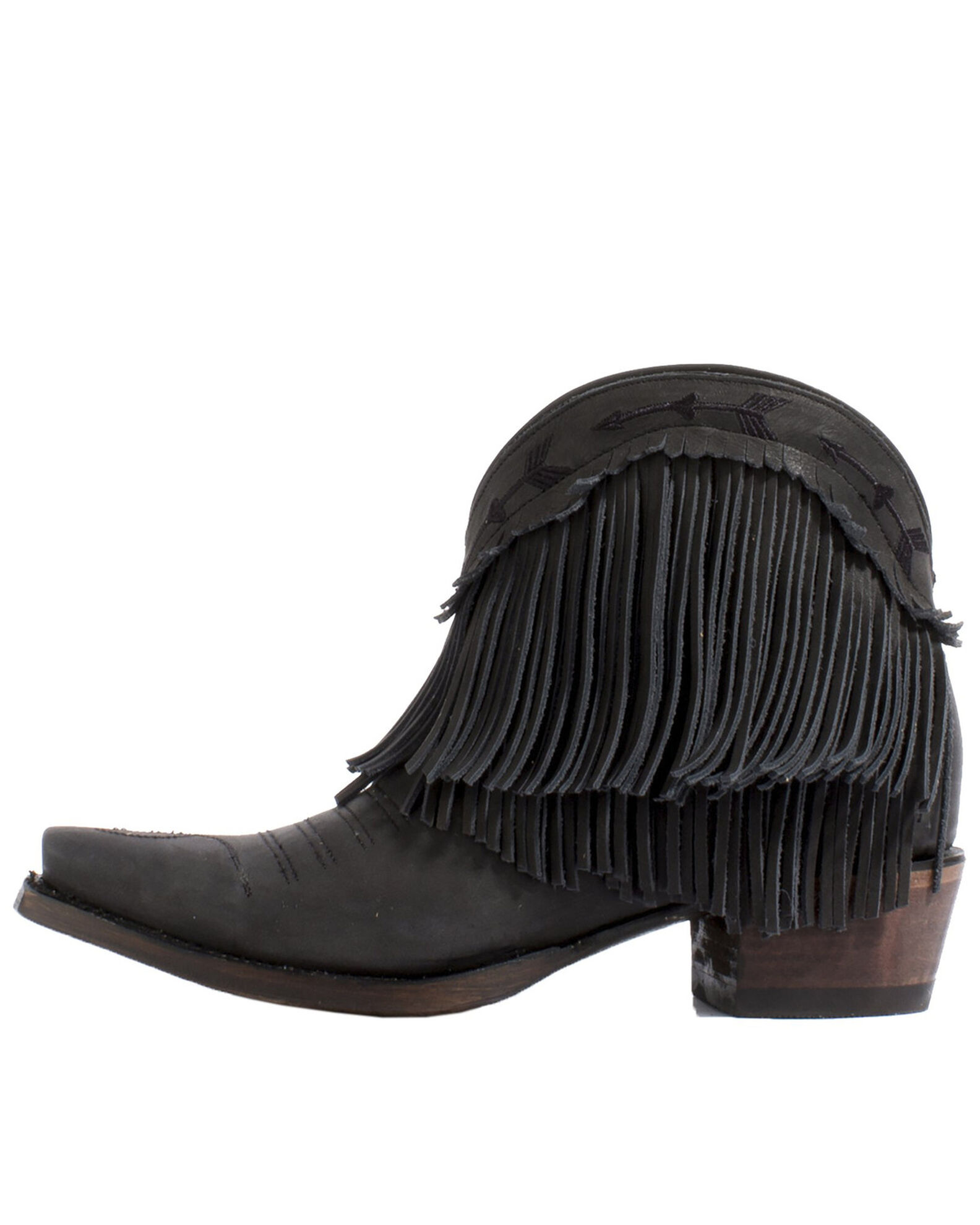 Image #3 - Junk Gypsy by Lane Women's Spitfire Fashion Booties - Snip Toe, Black, hi-res