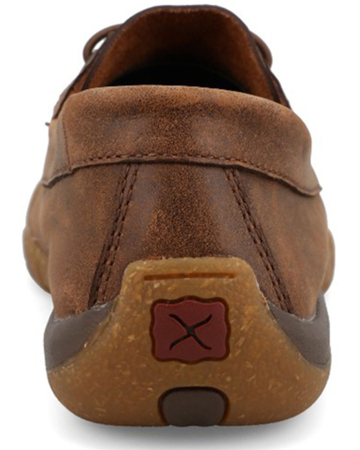 Image #5 - Twisted X Women's Boat Driving Shoes - Moc Toe, Brown, hi-res