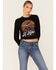 Image #1 - Shyanne Women's Take A Hike Graphic Thermal Long Sleeve Shirt, Black, hi-res