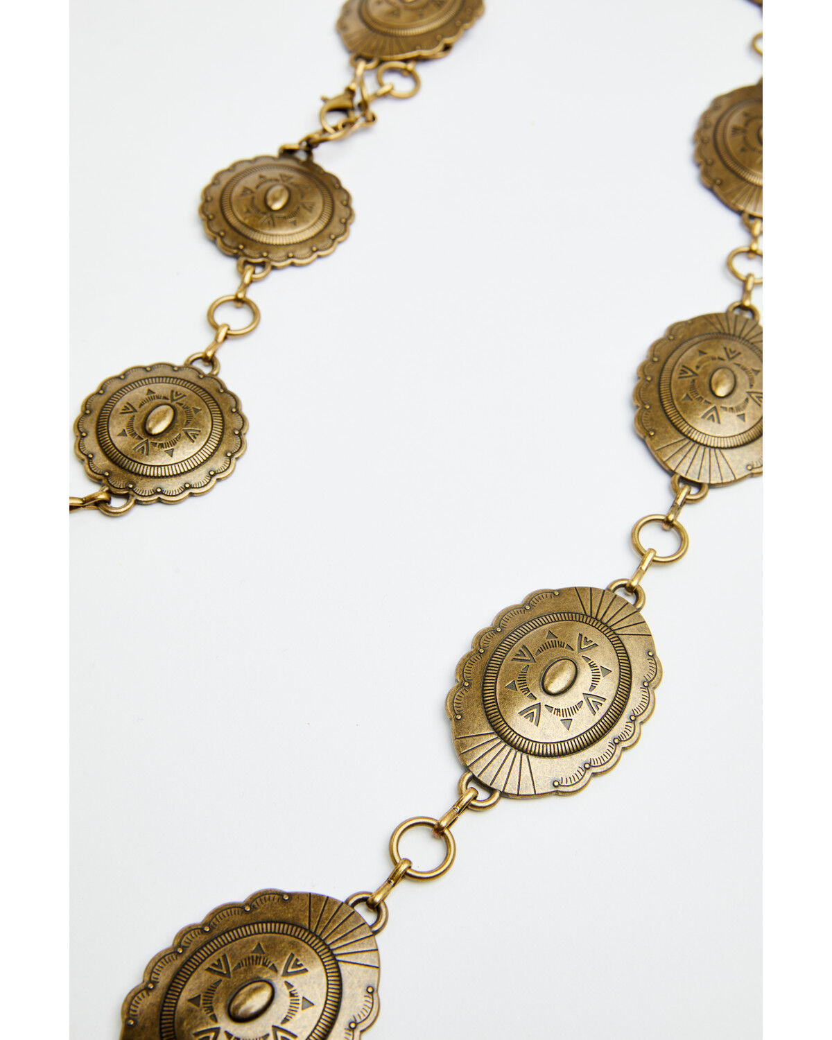 Image #2 - Idyllwind Women's Silver Spur Gold Chain Belt, Gold, hi-res