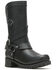 Image #1 - Harley Davidson Women's 9.5" Amber Motorcycle Boots - Round Toe, Black, hi-res