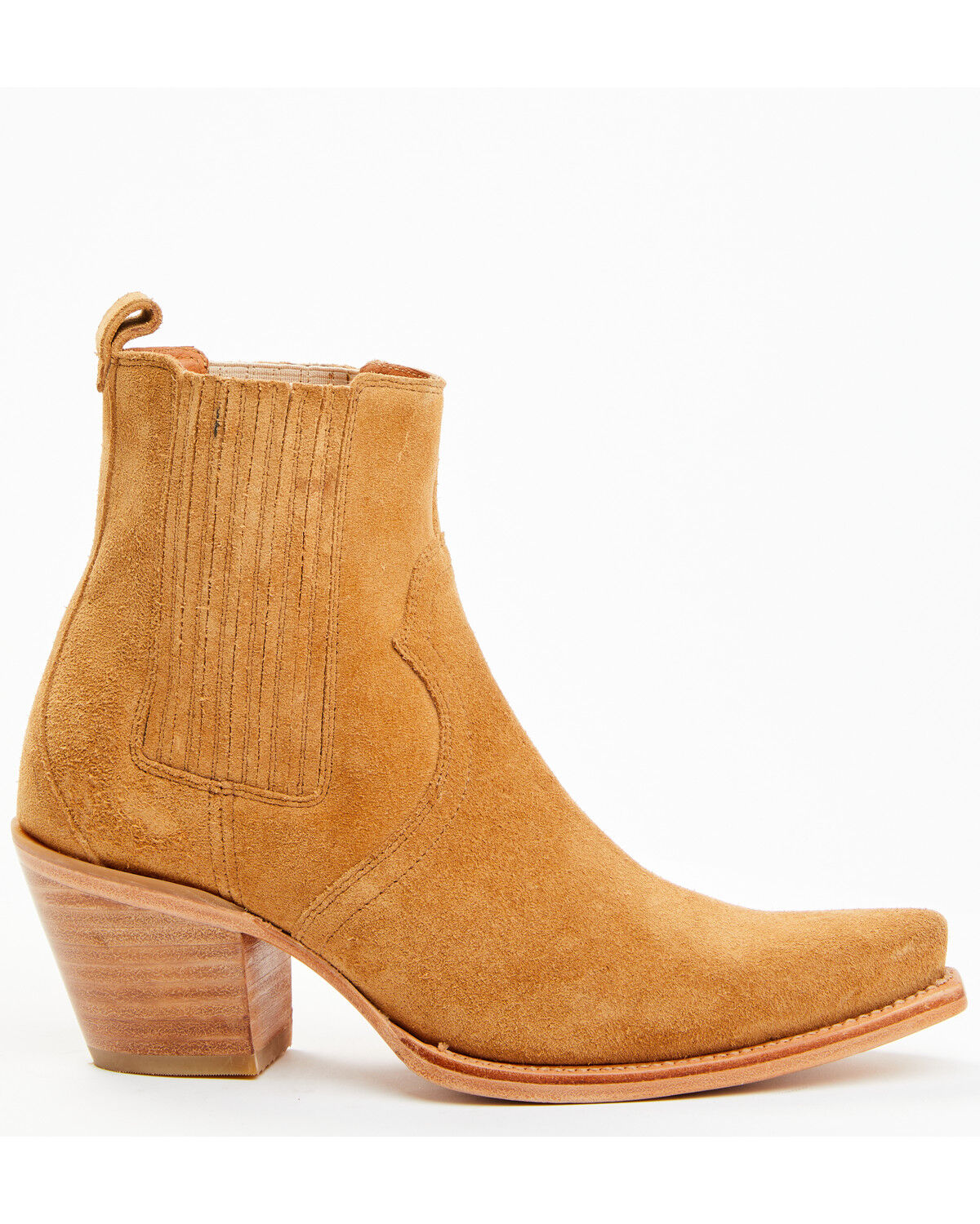 Image #2 - Cleo + Wolf Women's Andie Western Fashion Booties - Snip Toe, Cognac, hi-res