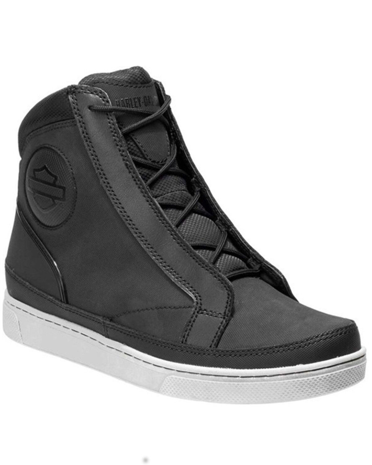 Image #1 - Harley Davidson Men's Vardon Waterproof Motorcycle Boots - Soft Toe, Black, hi-res
