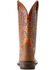 Image #3 - Ariat Men's Hudson Performance Western Boots - Broad Square Toe, Beige, hi-res