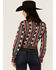Image #4 - Wrangler Retro Women's Checotah Southwestern Print Long Sleeve Snap Western Shirt , Multi, hi-res
