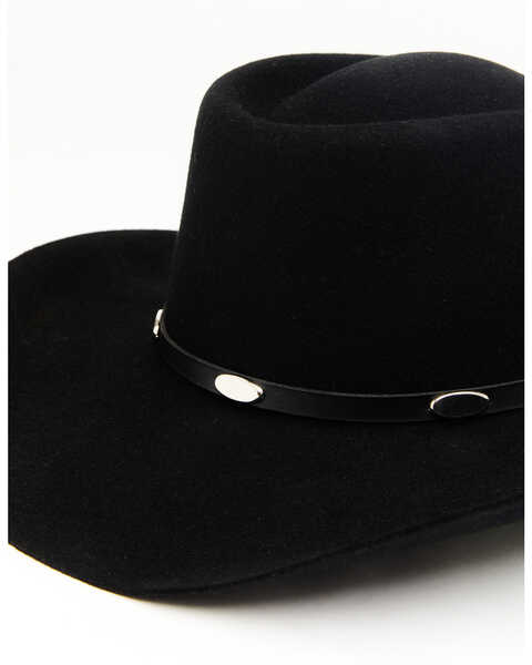 Image #2 - Cody James Gambler 3X Felt Cowboy Hat, Black, hi-res