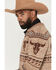 Image #2 - Cotton & Rye Men's Novelty Steerhead Zip-Up Sweater, Tan, hi-res