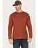 Image #1 - Ariat Men's Rebar Heat Fighter Long Sleeve Work Shirt, Dark Red, hi-res