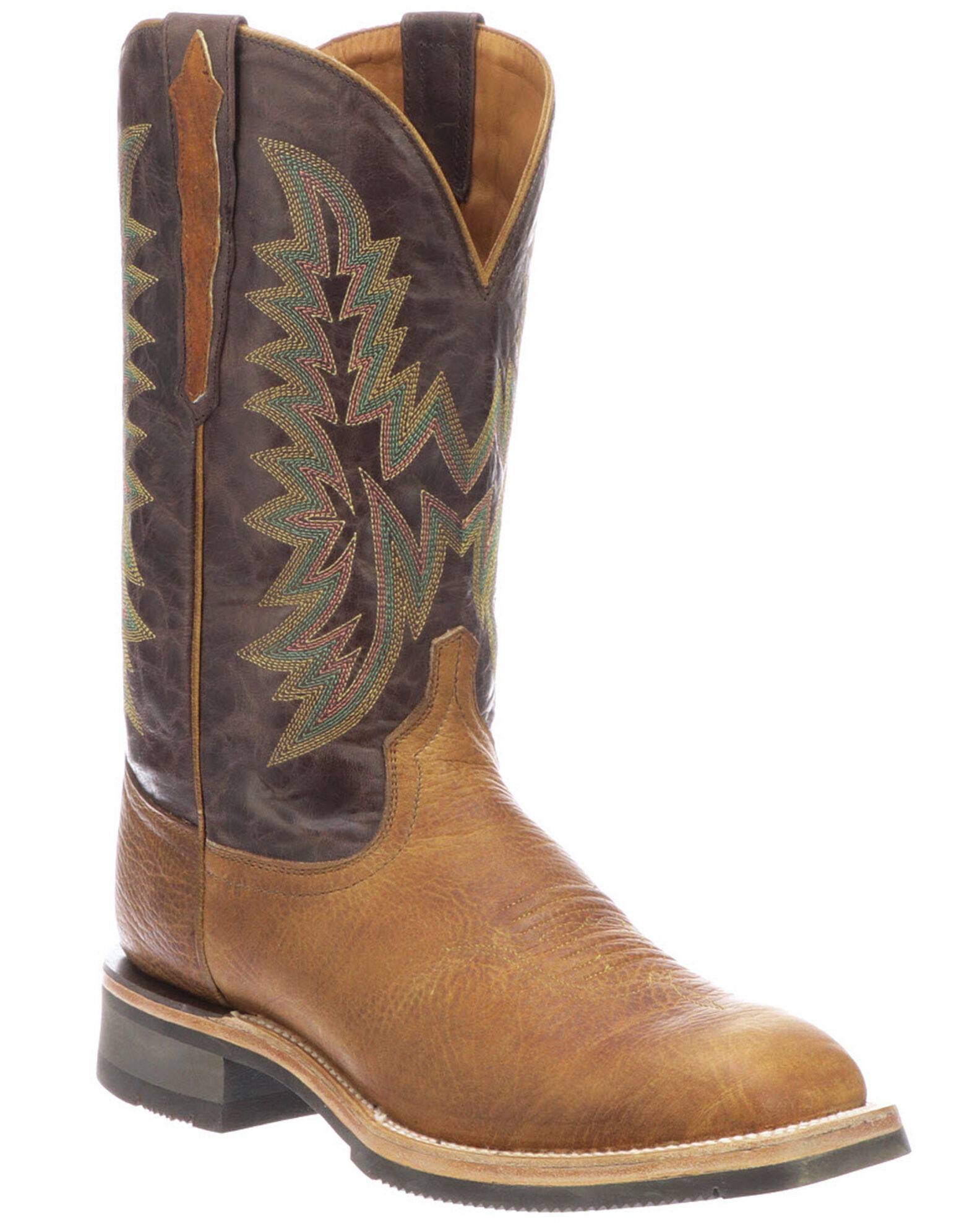 Lucchese Men s Rudy Western Boots Broad Square Toe Country Outfitter