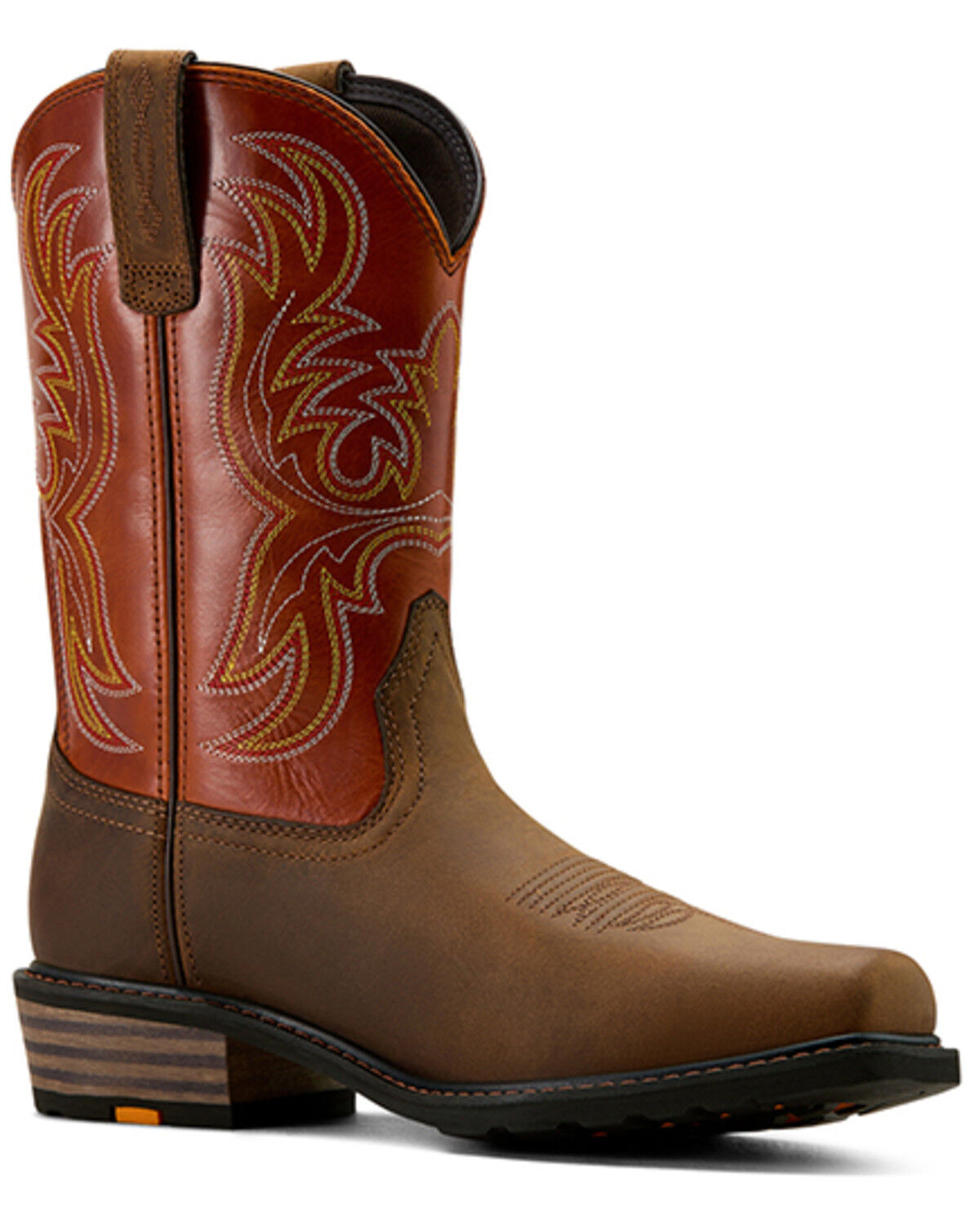 Image #1 - Ariat Men's Ironside Work Boots - Steel Toe, Brown, hi-res