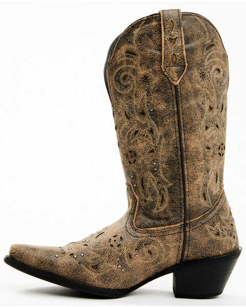 Image #4 - Laredo Women's Scandalous Western Boots - Snip Toe , Brown, hi-res